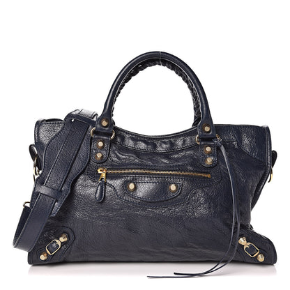 Balenciaga Agneau Giant 12 Gold Hardware City Bleu Obscur 1 of 10