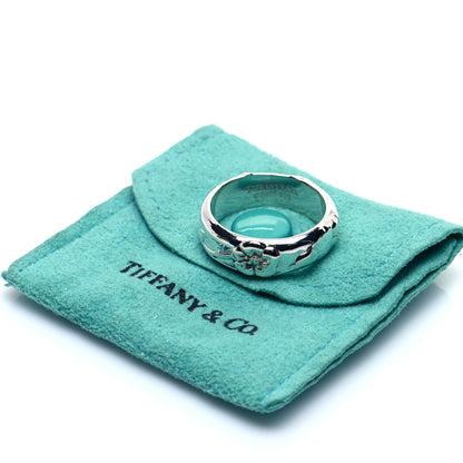 Tiffany Sterling Silver Flower Ring 49 5 5 of 5