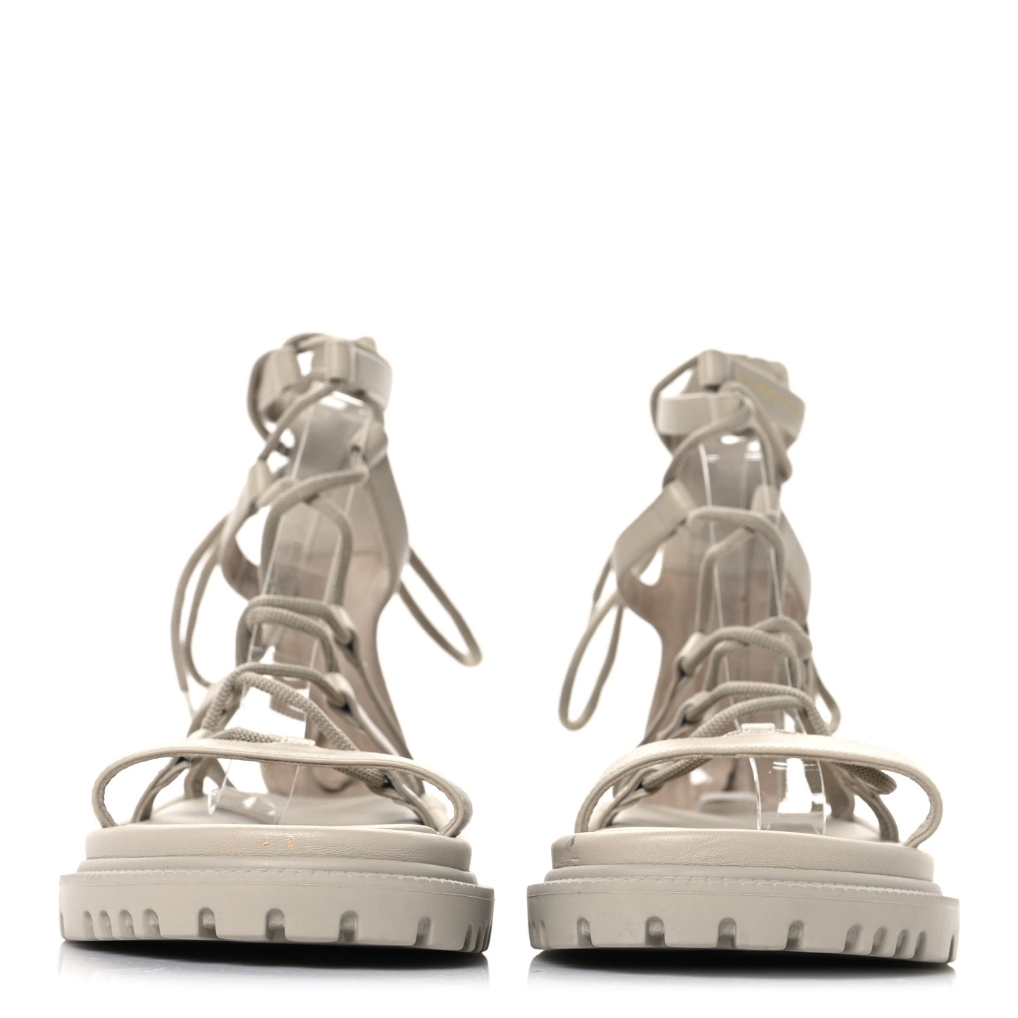 Calfskin Abbesse Sandal 39.5 Beige
