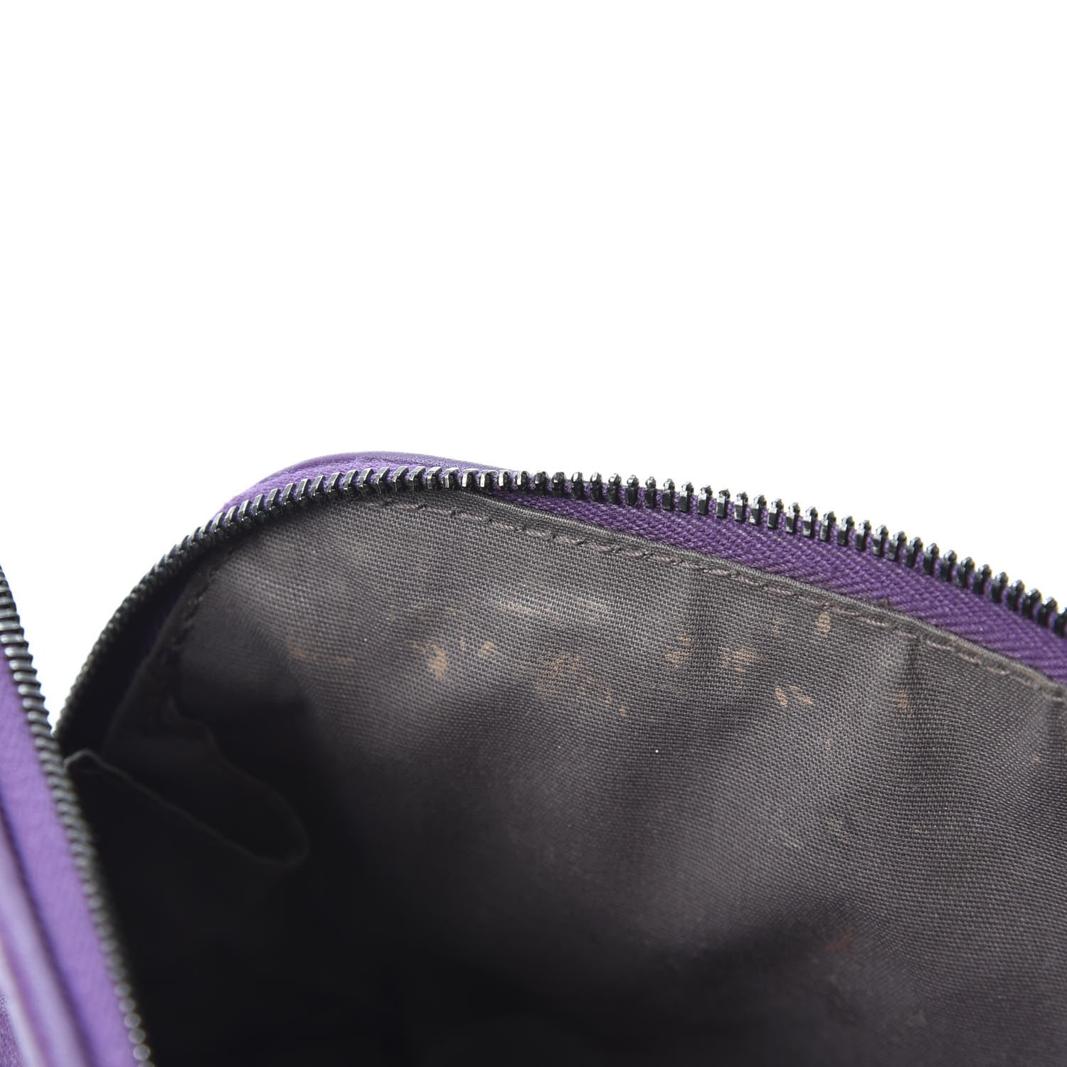 Bottega Veneta Nappa Intrecciato Cosmetic Case Plum 9 of 9