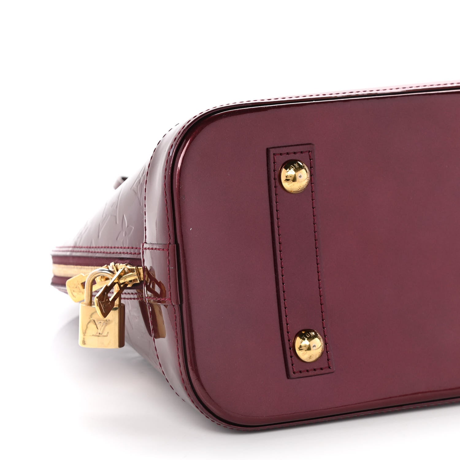 Louis Vuitton Vernis Alma PM Rouge Fauviste 9 of 14