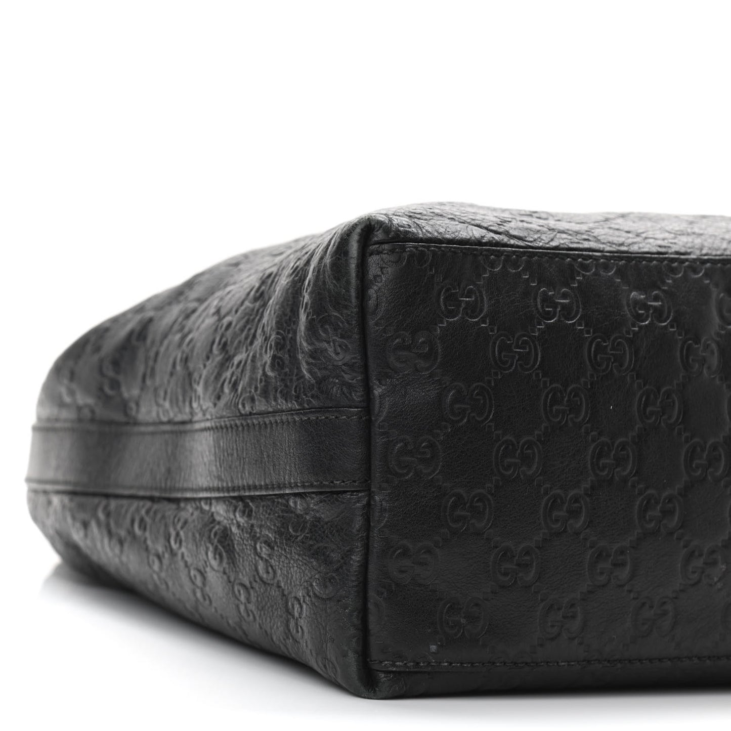Guccissima Large Hobo Black