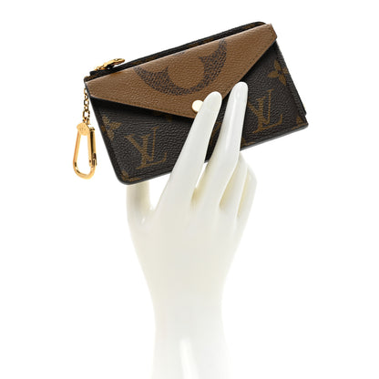 Louis Vuitton Reverse Monogram Recto Verso Card Holder Brown 2 of 14