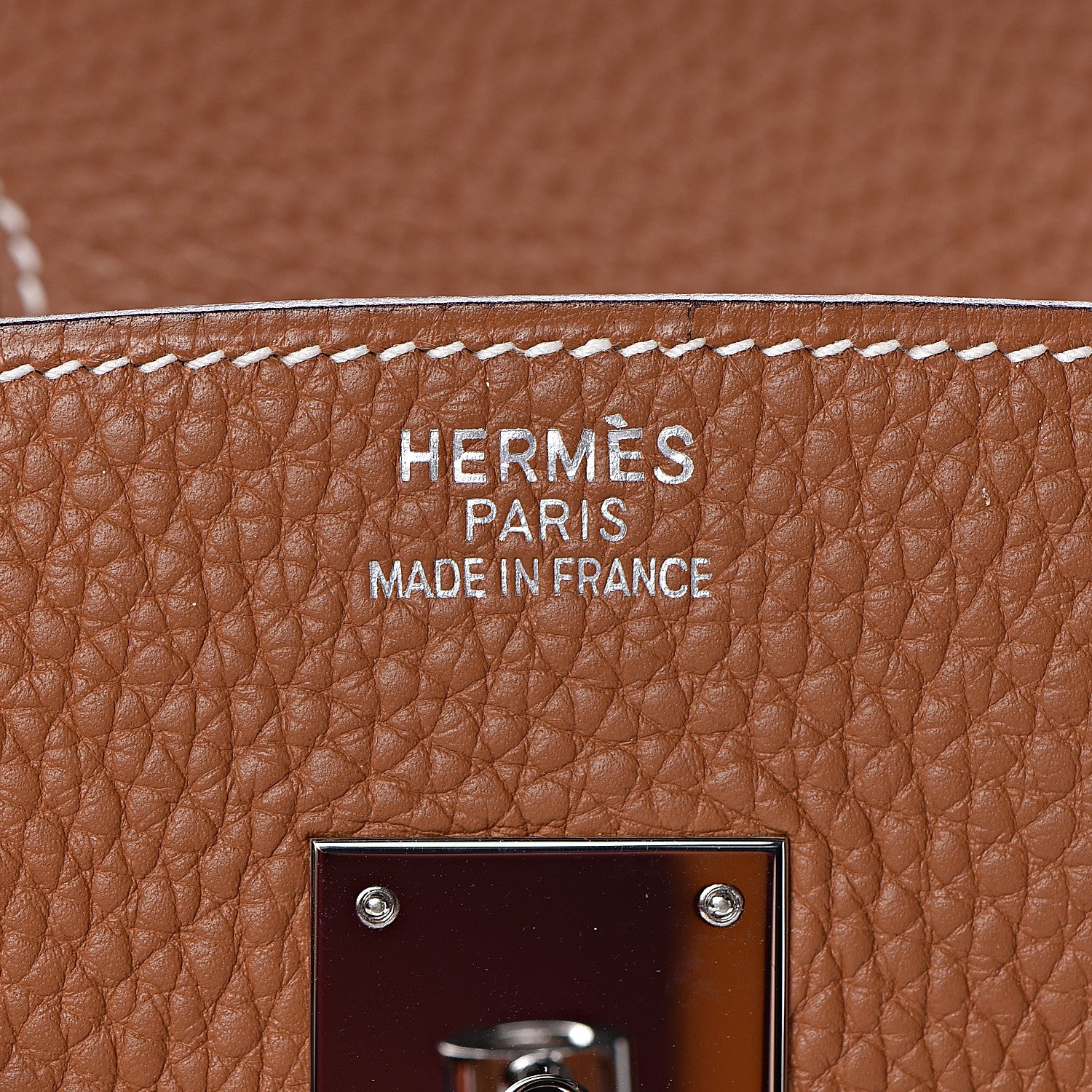 Hermes Taurillon Clemence Birkin 35 Gold 8 of 45