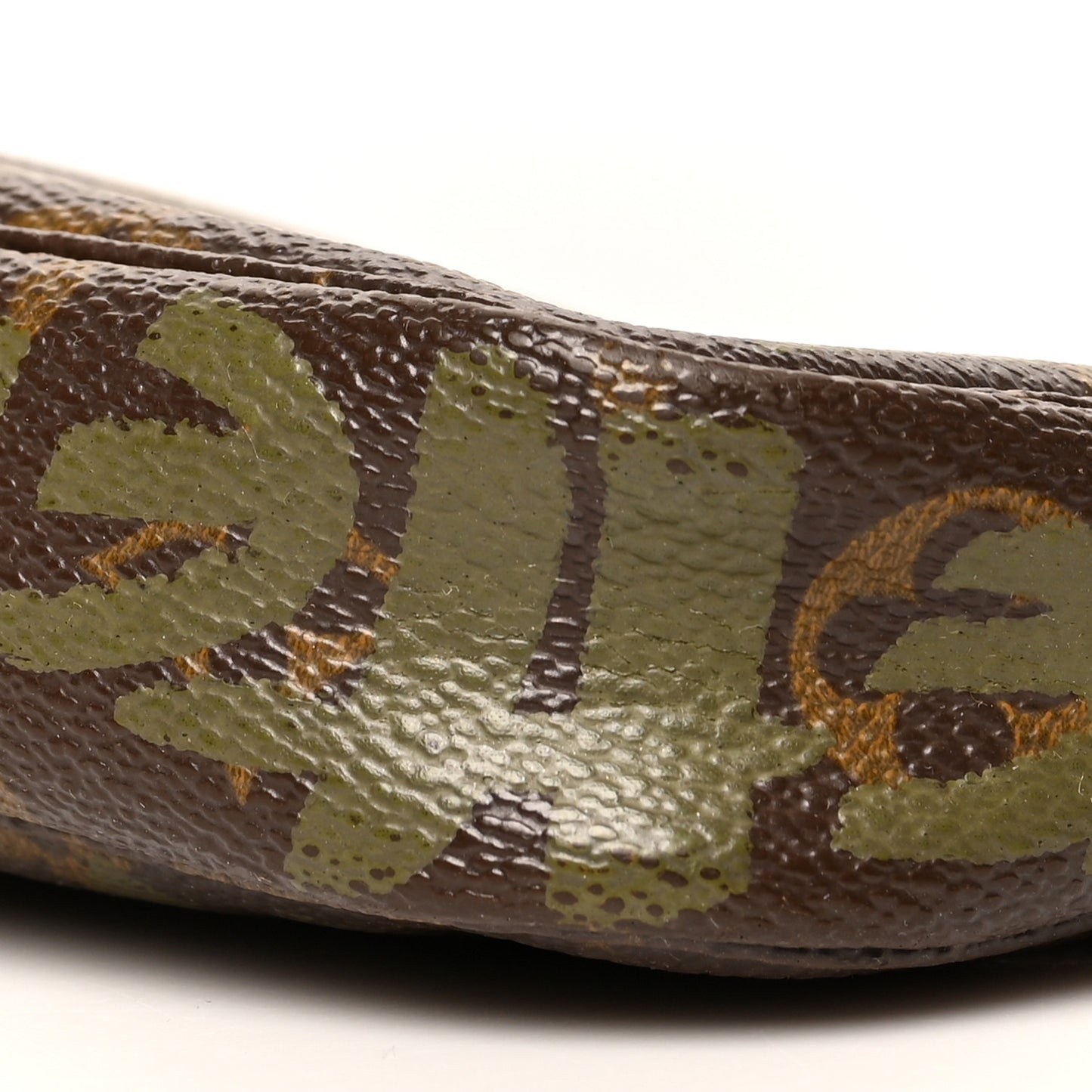 Monogram Graffiti Pochette Accessories Kaki