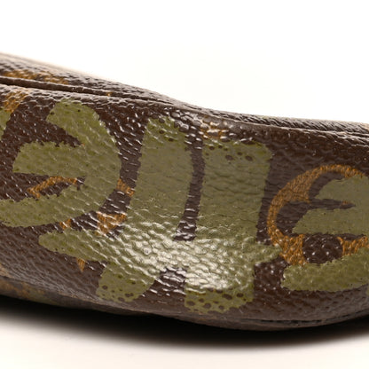 Louis Vuitton Monogram Graffiti Pochette Accessories Kaki 10 of 10