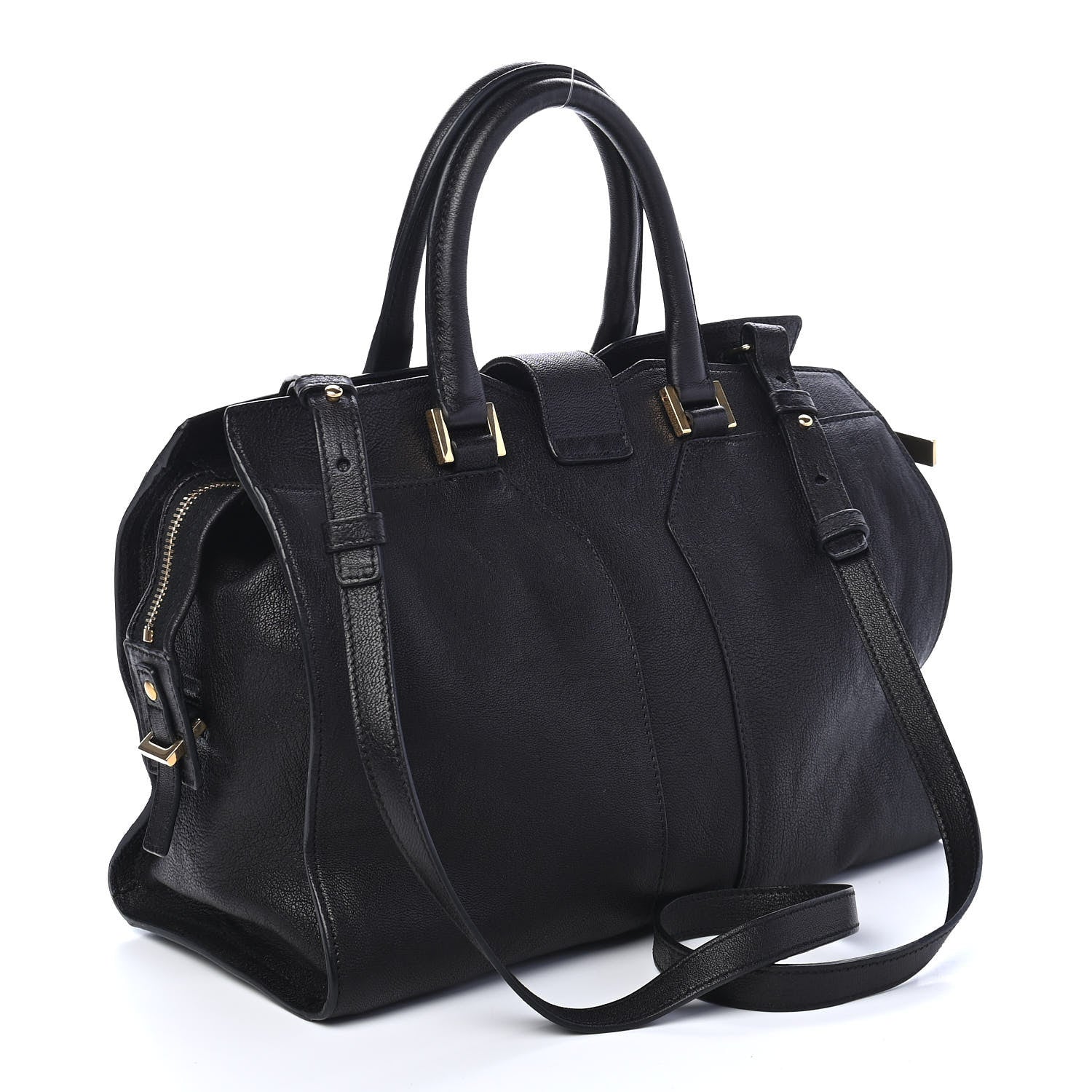 Saint Laurent Sheepskin Small Cabas ChYc Black 3 of 9