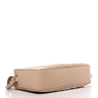 Saint Laurent Calfskin Matelasse Monogram Lou Camera Bag Ivory Natural 3 of 4