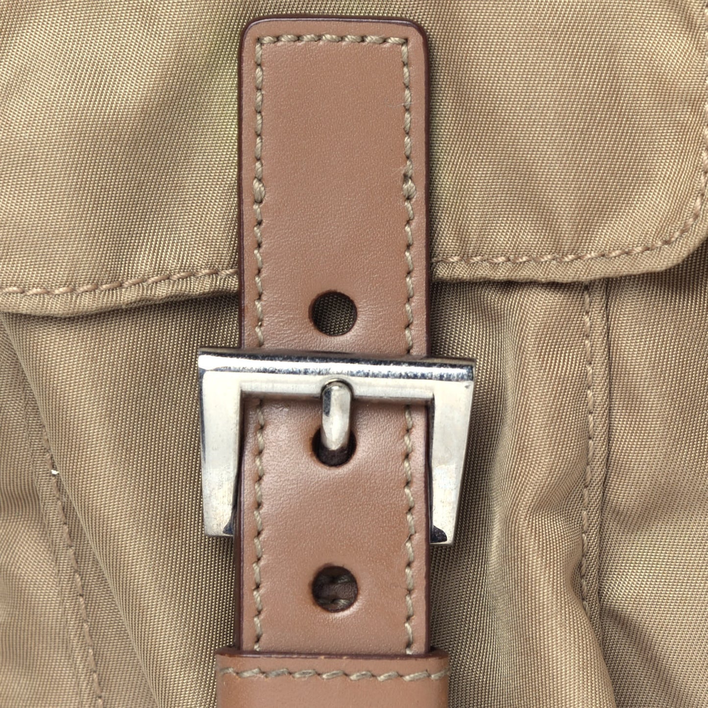 Tessuto Nylon Belt Bag Brown