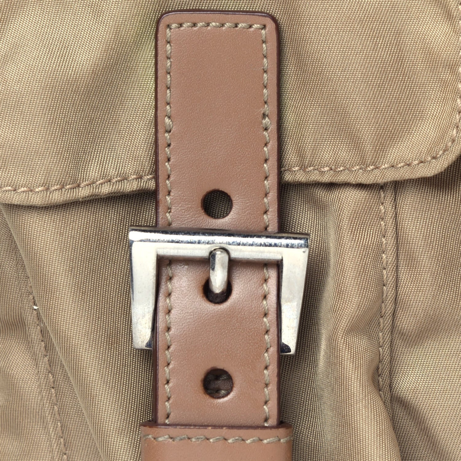 Prada Tessuto Nylon Belt Bag Brown 10 of 10