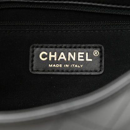 Chanel Calfskin Stitched Chain Flap Black 6 of 11
