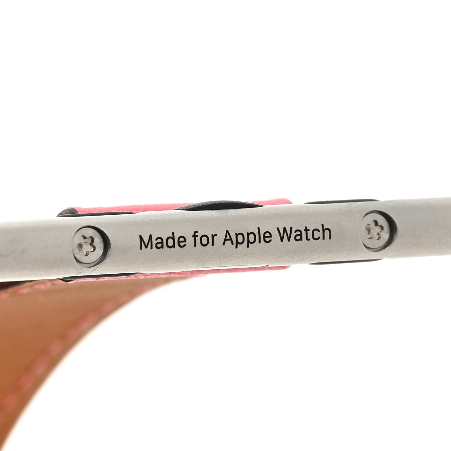 Hermes Swift 30mm Apple Watch Double Tour Band Rose Azalee 5 of 6