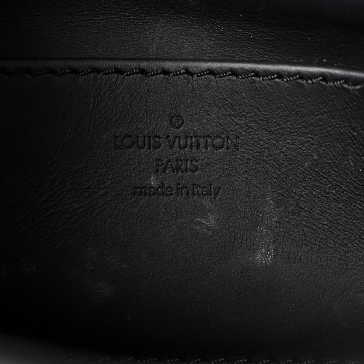 Lambskin Malletage Monochrome Top Handle GO-14 MM Black