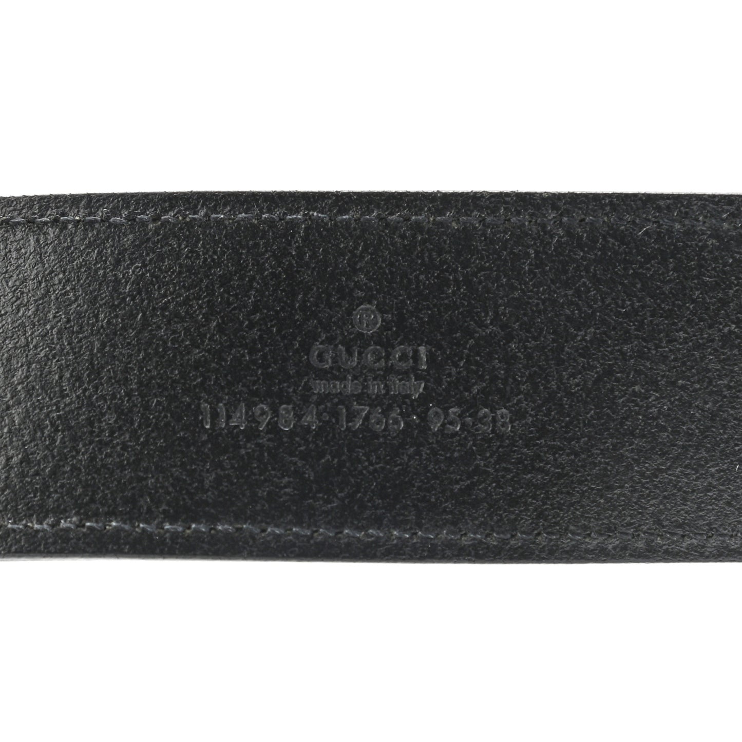 Calfskin Interlocking G Belt 95 38 Black