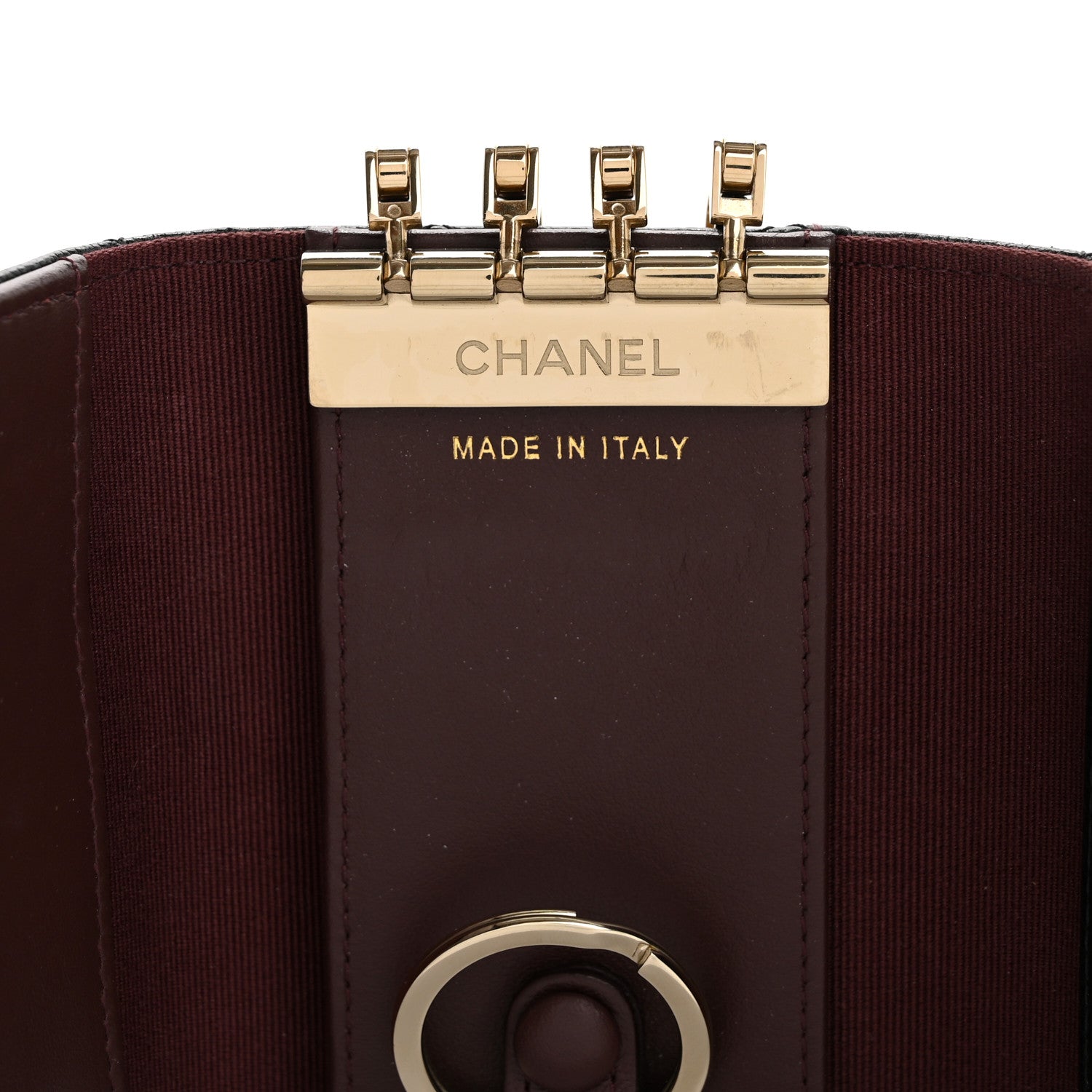 Chanel Caviar Quilted Classic 4 Key Holder Wallet Black 7 of 9