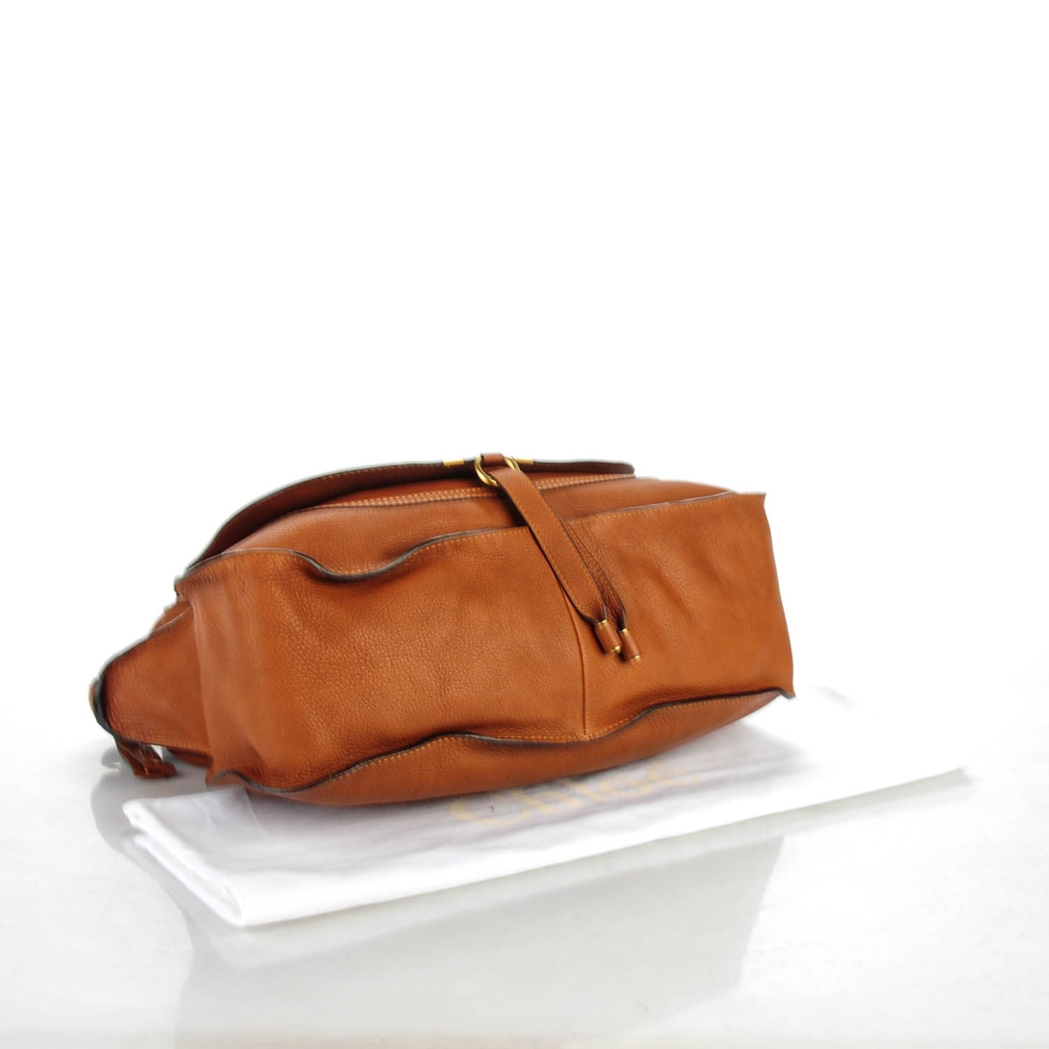 Chloe Calfskin Large Marcie Satchel Tan 4 of 8