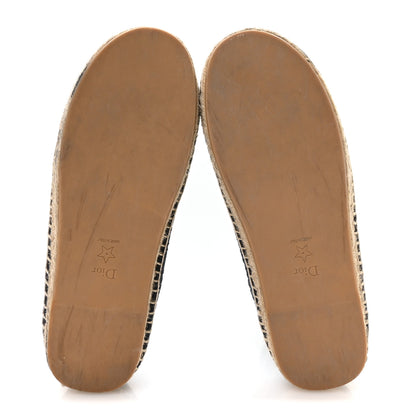 Christian Dior Velvet Oblique Granville Espadrille Boots 39.5 Deep Blue 6 of 8