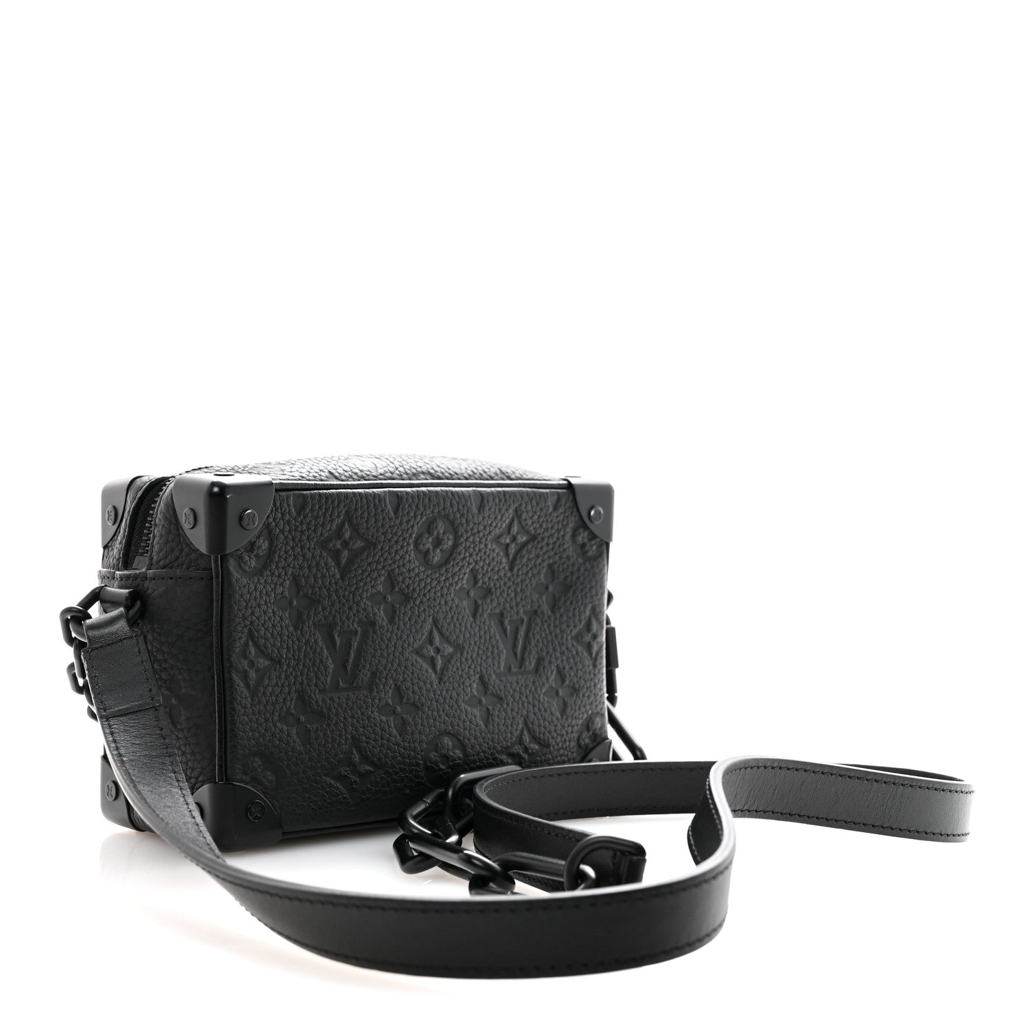 Louis Vuitton Taurillon Monogram Mini Soft Trunk Black 3 of 10