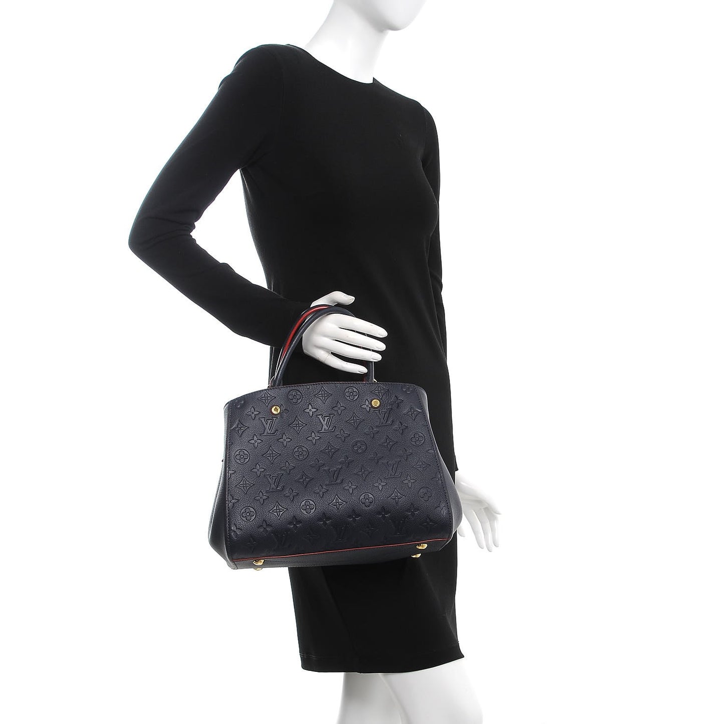 Empreinte Montaigne MM Marine Rouge