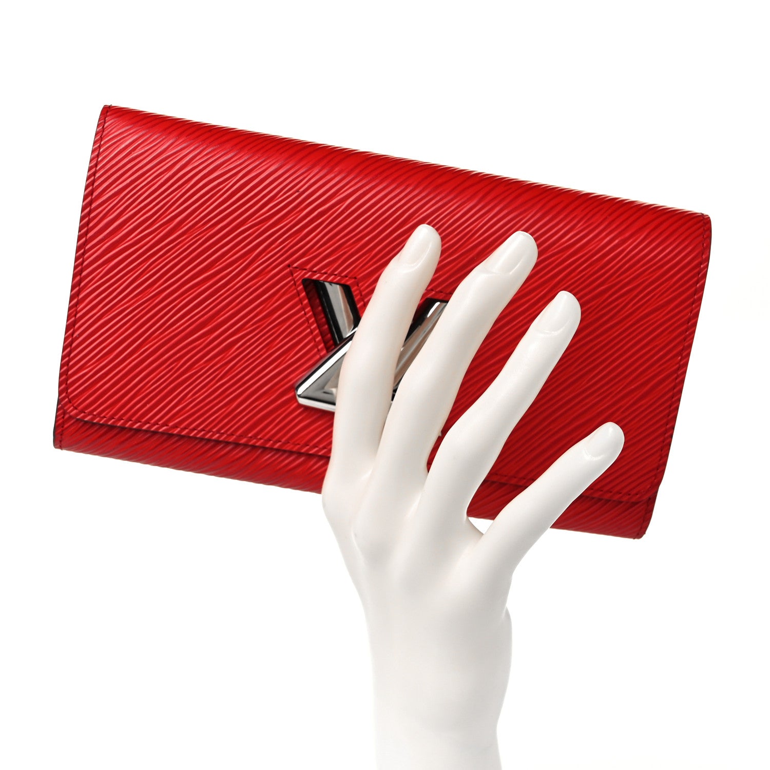 Louis Vuitton Epi Twist Wallet Coquelicot 2 of 9