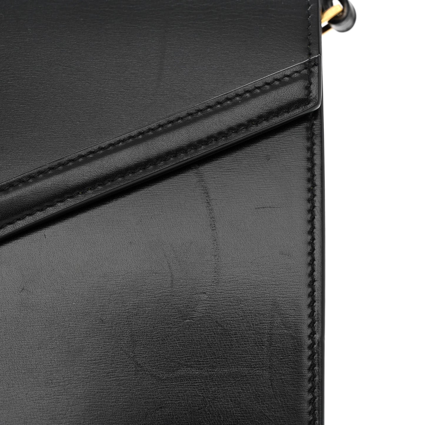Smooth Calfskin Medium Classic Monogram Cassandra Top Handle Black Rouge Legion