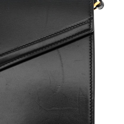 Saint Laurent Smooth Calfskin Medium Classic Monogram Cassandra Top Handle Black Rouge Legion 14 of 17