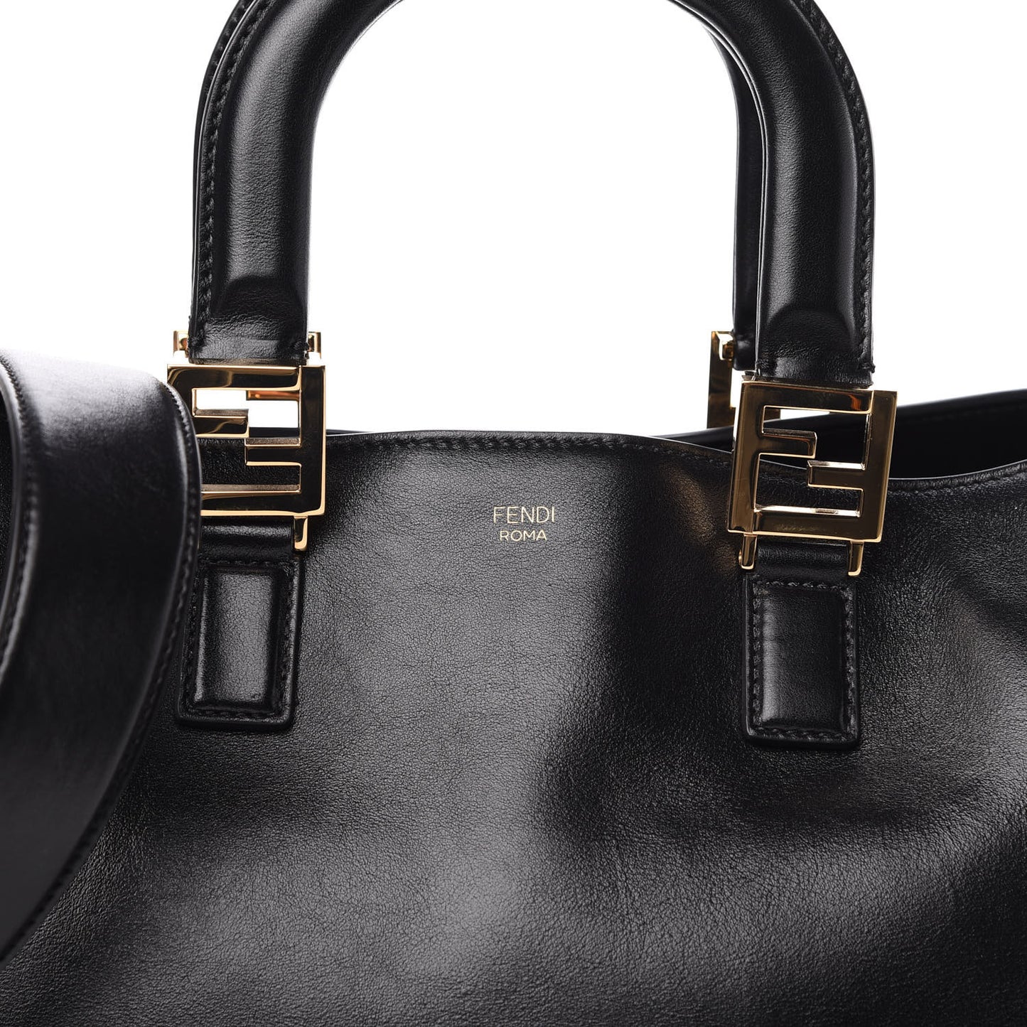 Vitello Glacier Medium FF Tote Black