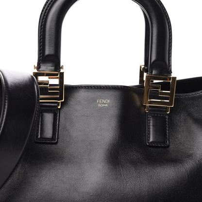 Fendi Vitello Glacier Medium FF Tote Black 11 of 11