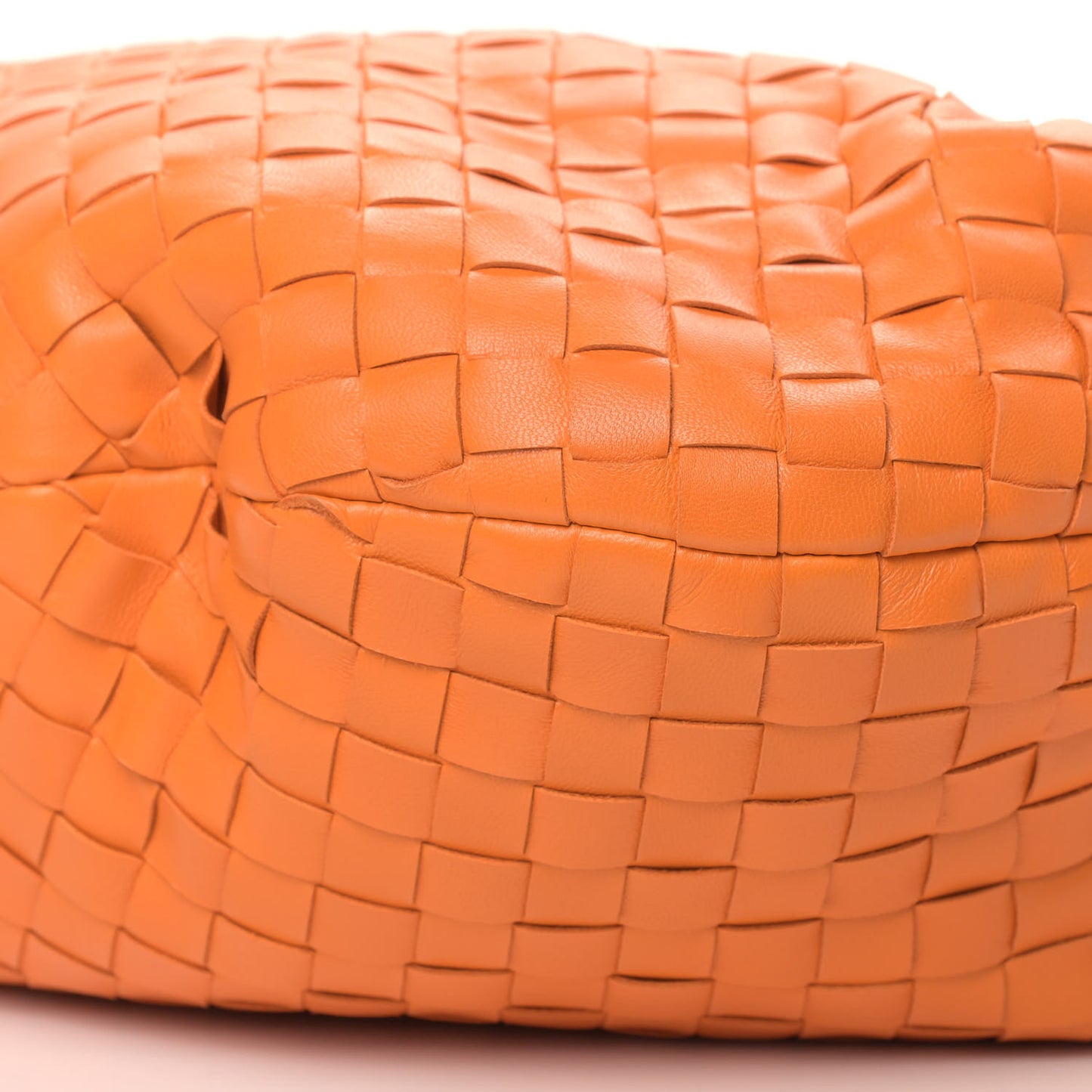 Nappa Intrecciato Medium Jodie Twist Orange