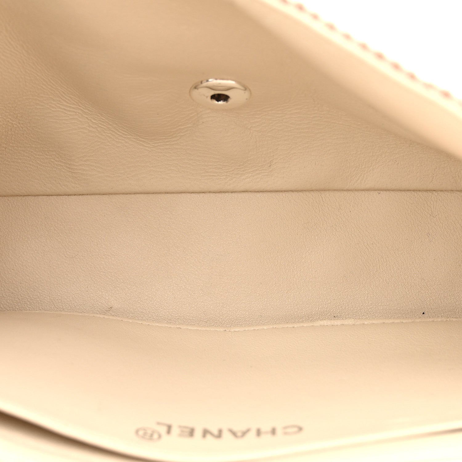 Chanel Toile Gingham Medium Single Flap Beige 5 of 11