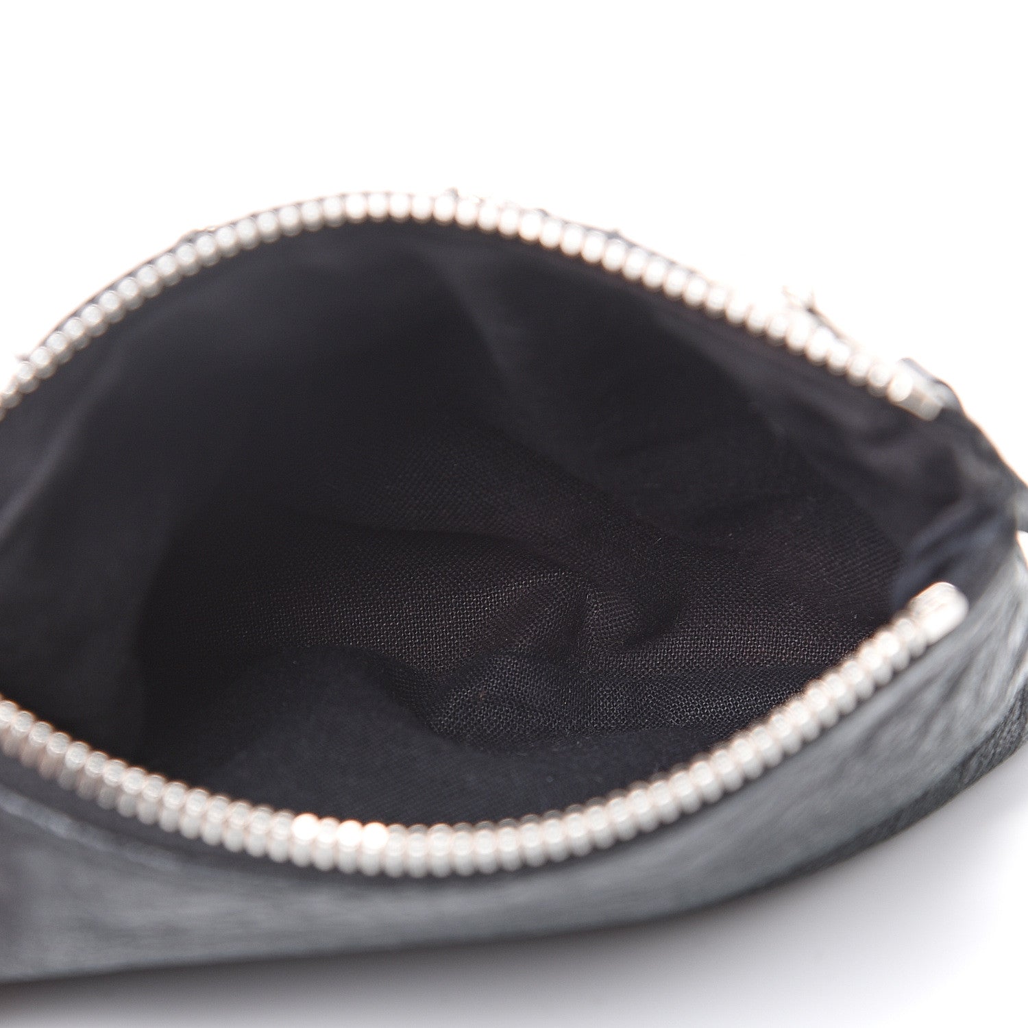 Balenciaga Agneau Giant 12 Silver Hardware M Porte-Monnaie Coin Purse Black 4 of 9