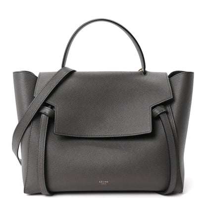 Celine Grained Calfskin Mini Belt Bag Grey 1 of 10