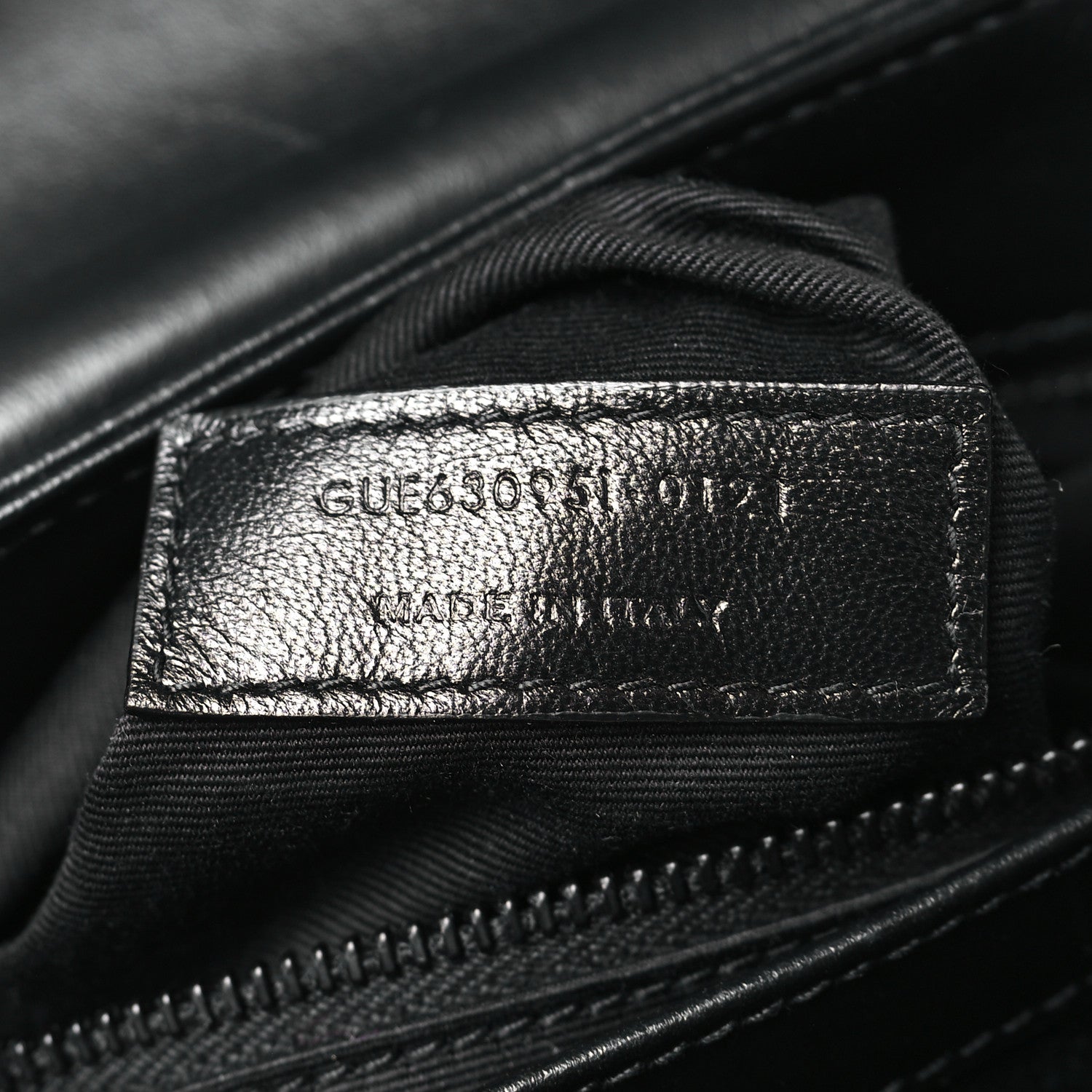 Saint Laurent Calfskin Y Quilted Monogram Monochrome Toy Loulou Crossbody Bag Black 7 of 11