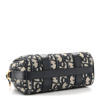 Christian Dior Oblique Nano Groove 17 Bag Blue 10 of 31