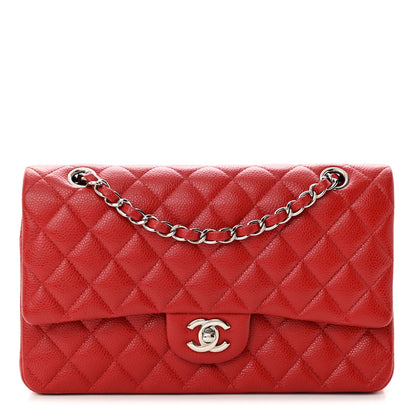 Chanel Caviar Quilted Medium Double Flap Red 1 of 11