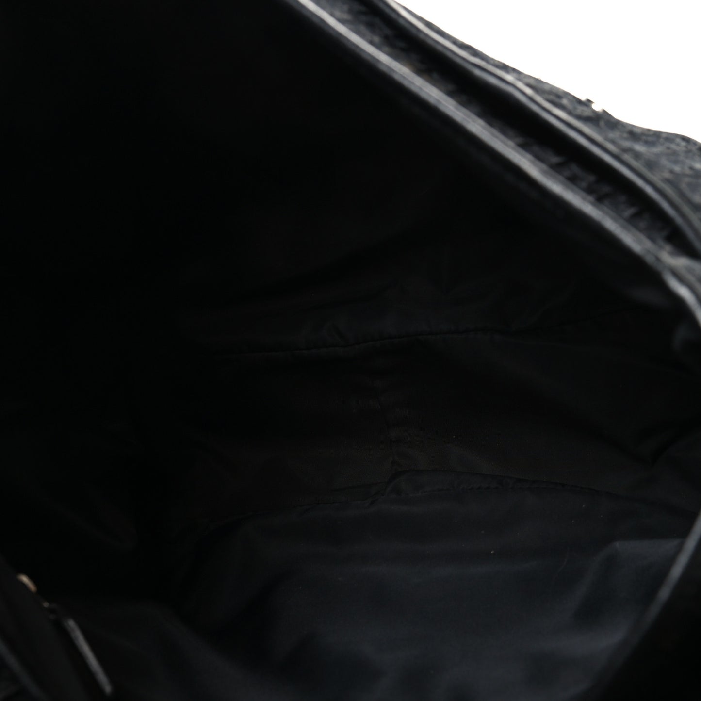 Canvas Diorissimo Buckle Messenger Black