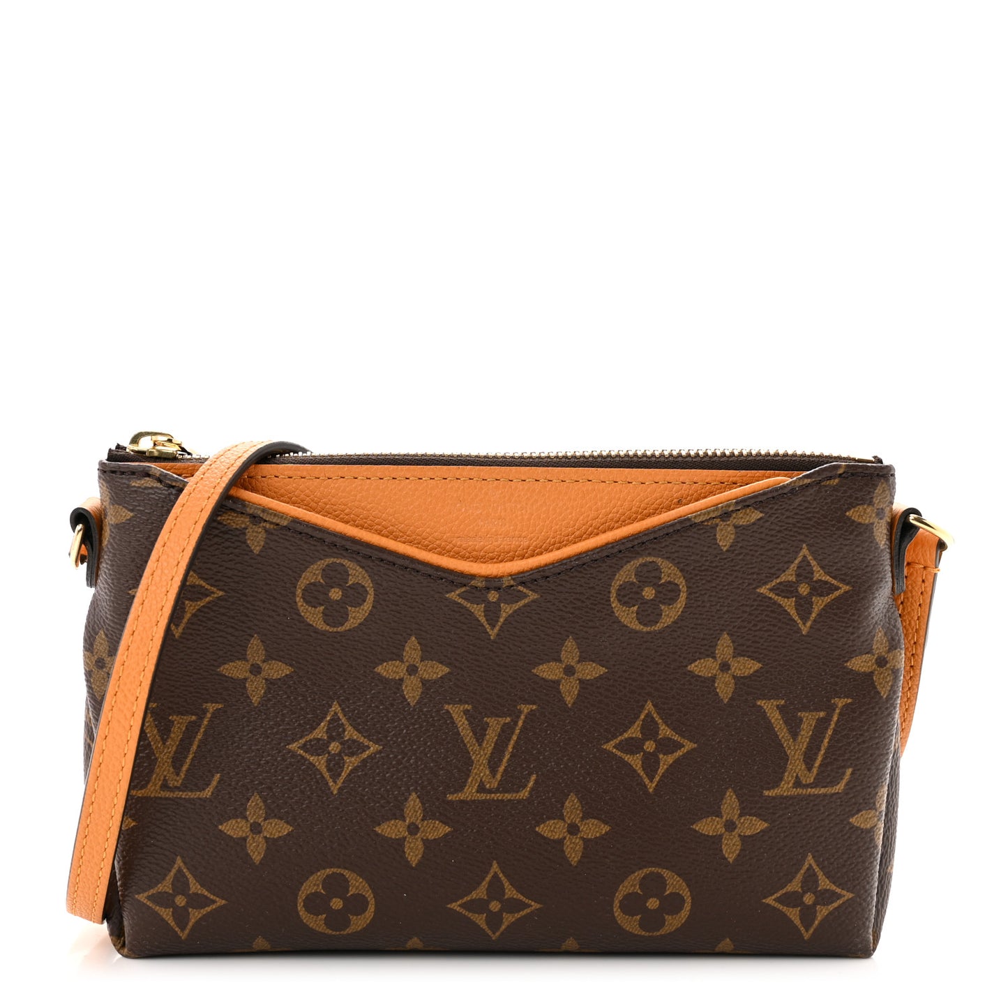 Monogram Pallas Clutch Saffron