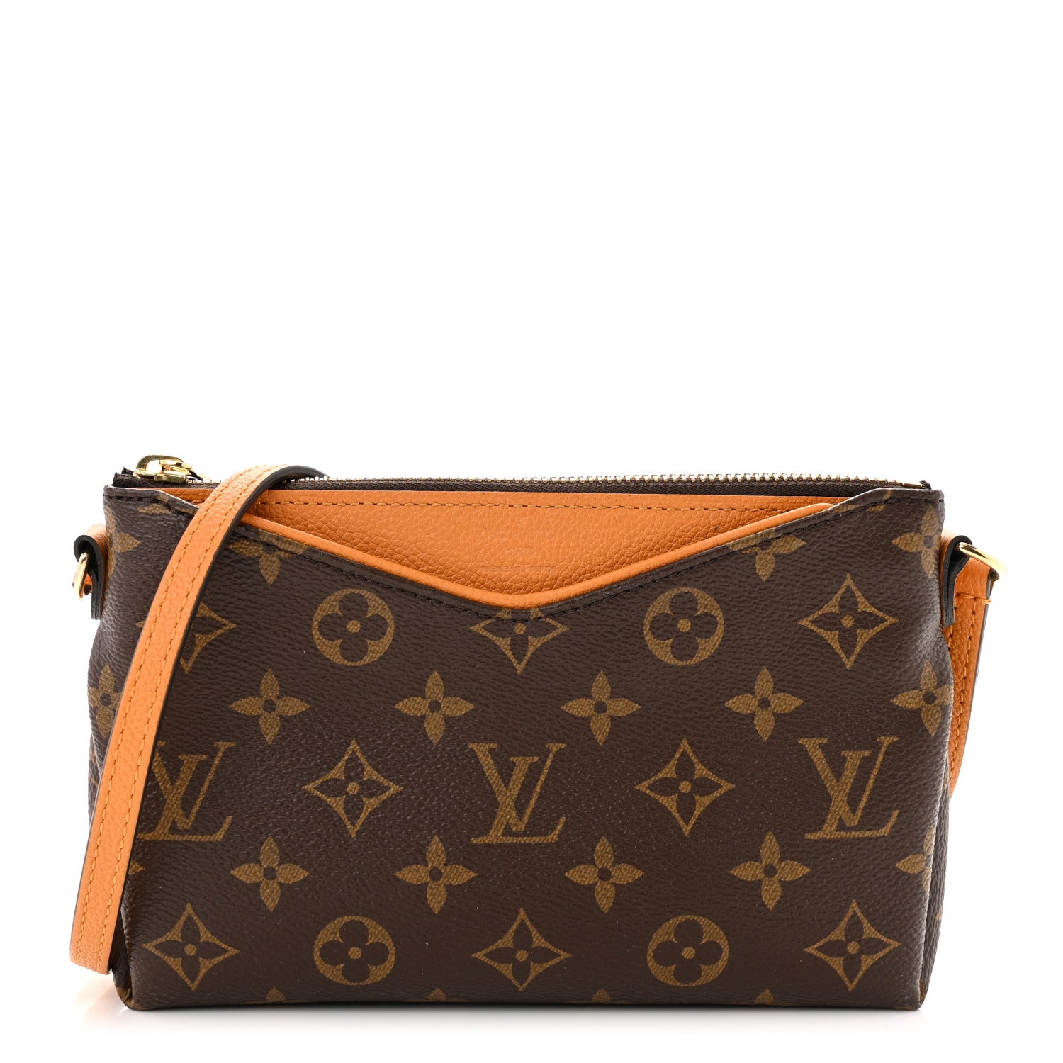 Louis Vuitton Monogram Pallas Clutch Saffron 1 of 10