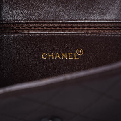 Chanel Caviar Quilted Flap Shoulder Bag Brown 8 of 22