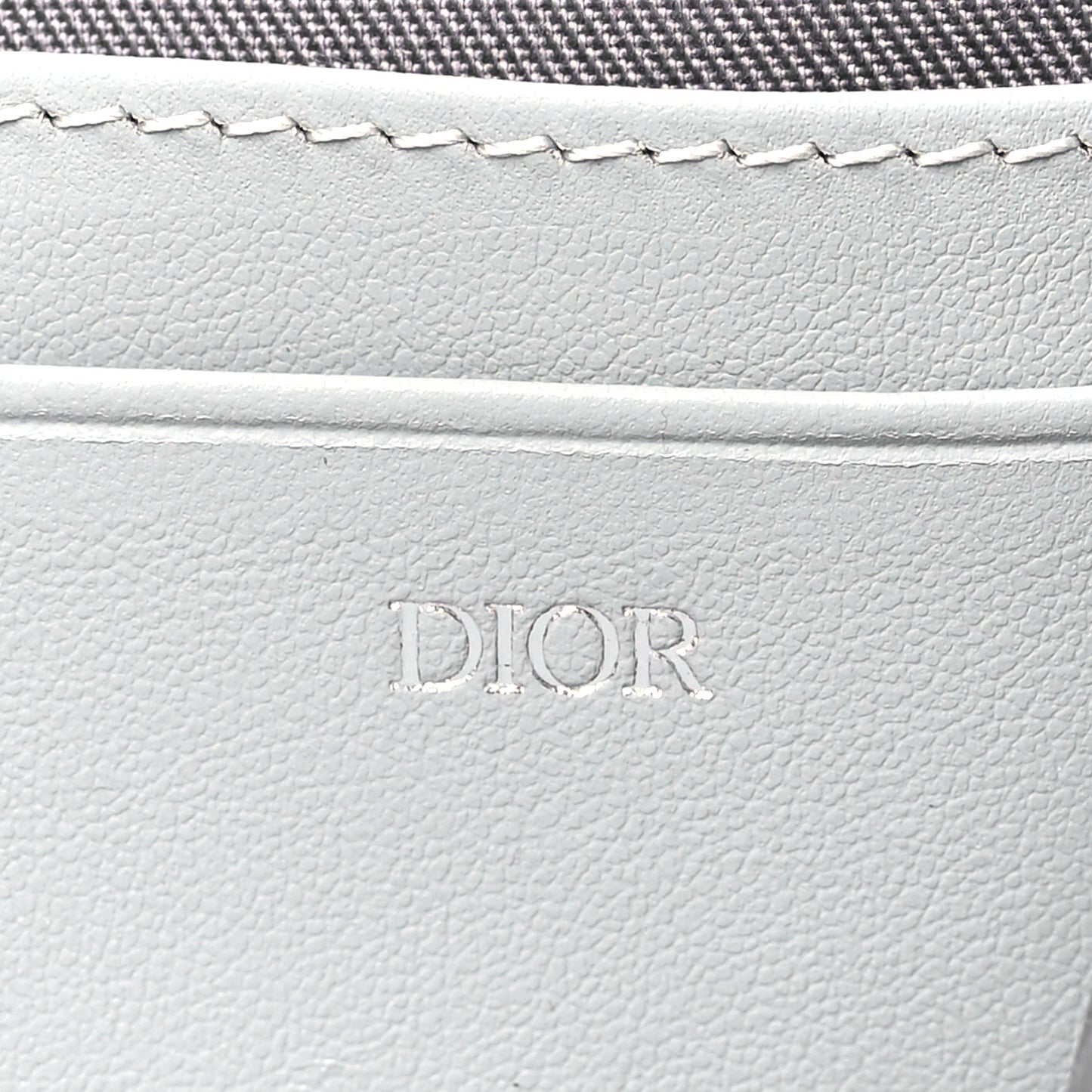 Coated Canvas CD Diamond Messenger Pouch Grey