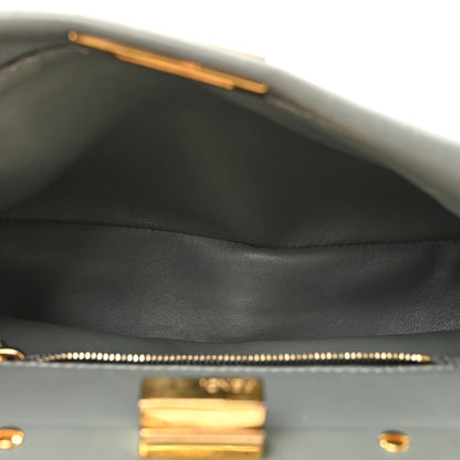 Fendi Nappa Mini Peekaboo Iconic Satchel Fumo 6 of 19
