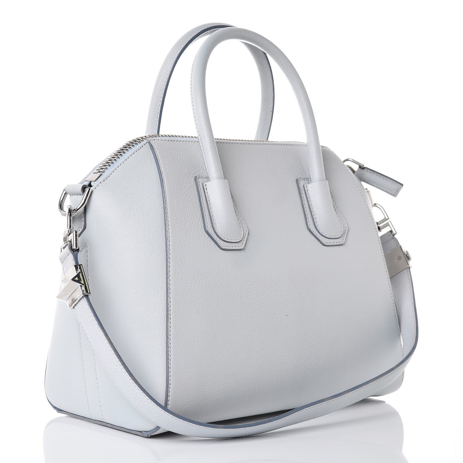 Givenchy Sugar Goatskin Small Antigona Pale Blue 4 of 9