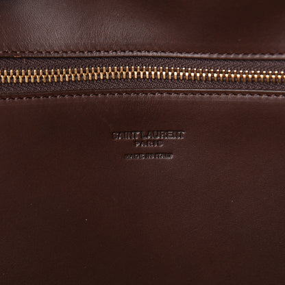 Saint Laurent Raffia Calfskin Medium Panier Tote 6 of 10