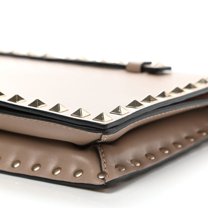 Valentino Garavani Nappa Rockstud Wristlet Clutch Poudre 8 of 8