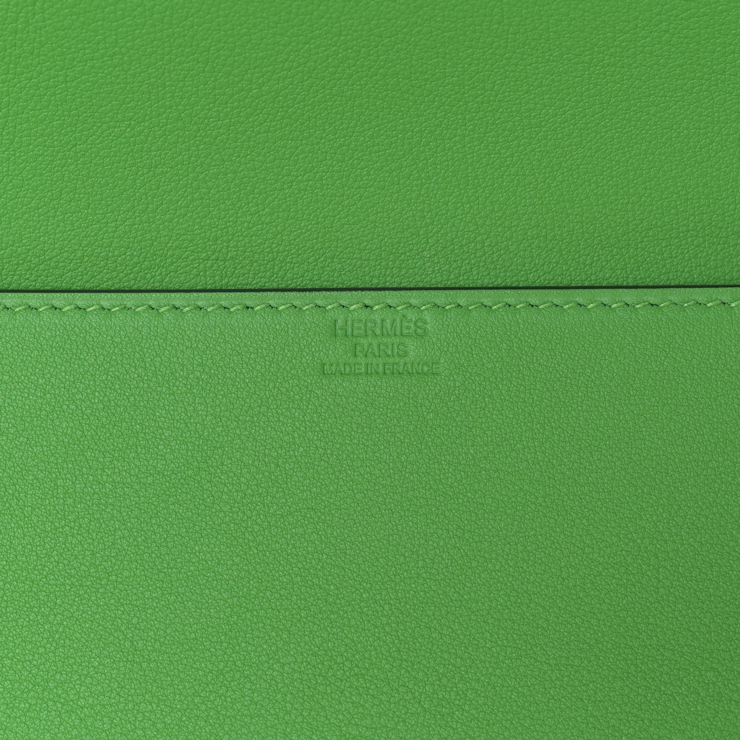Hermes Swift Shadow Clutch 29 Vert Yucca 6 of 9