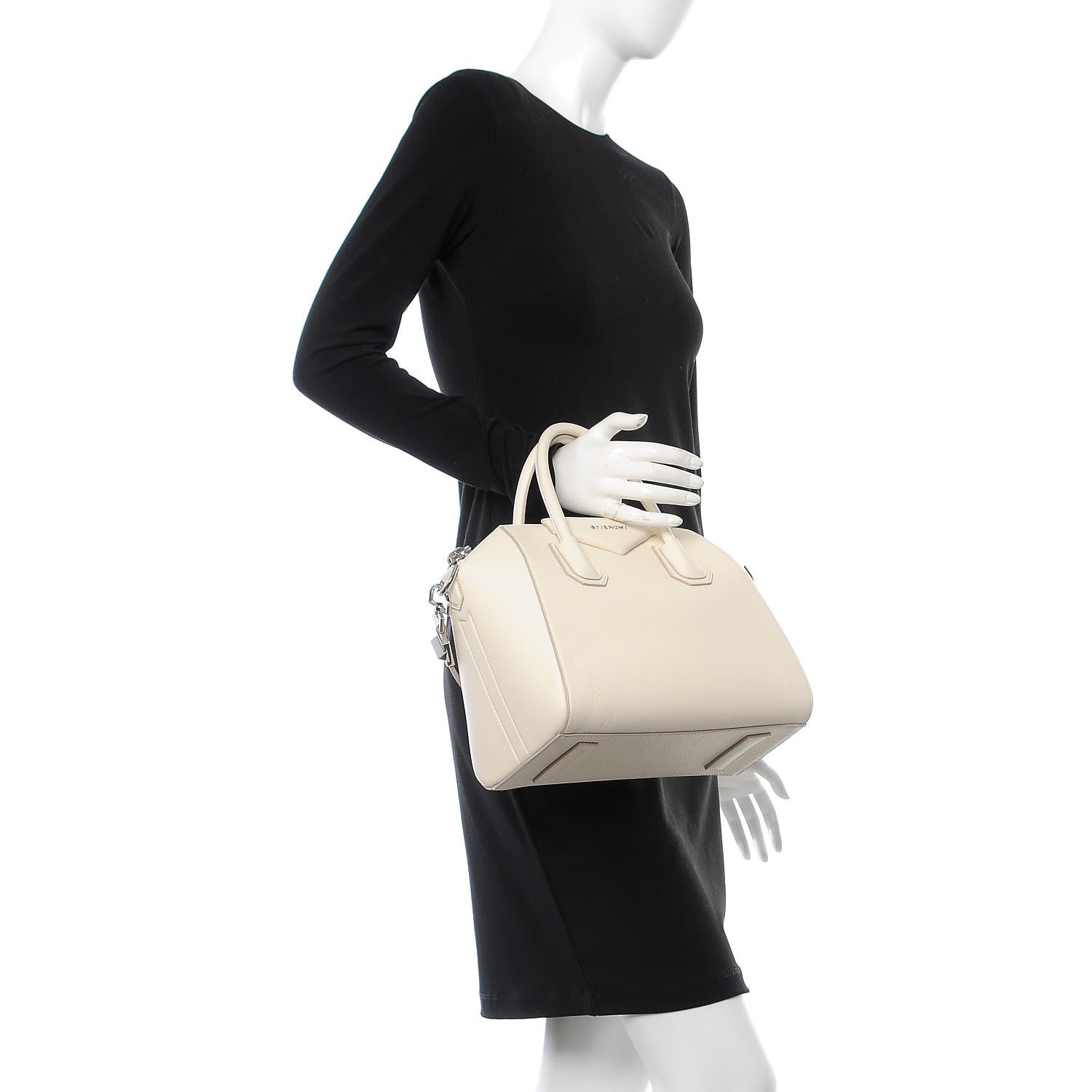 Givenchy Sugar Goatskin Small Antigona Off White 3 of 10