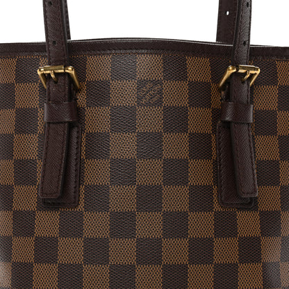 Louis Vuitton Damier Ebene Marais Bucket 23 7 of 10