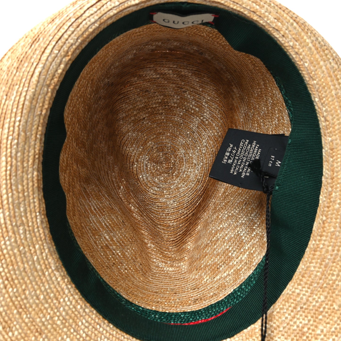 Abaca Straw Web Fedora Hat M