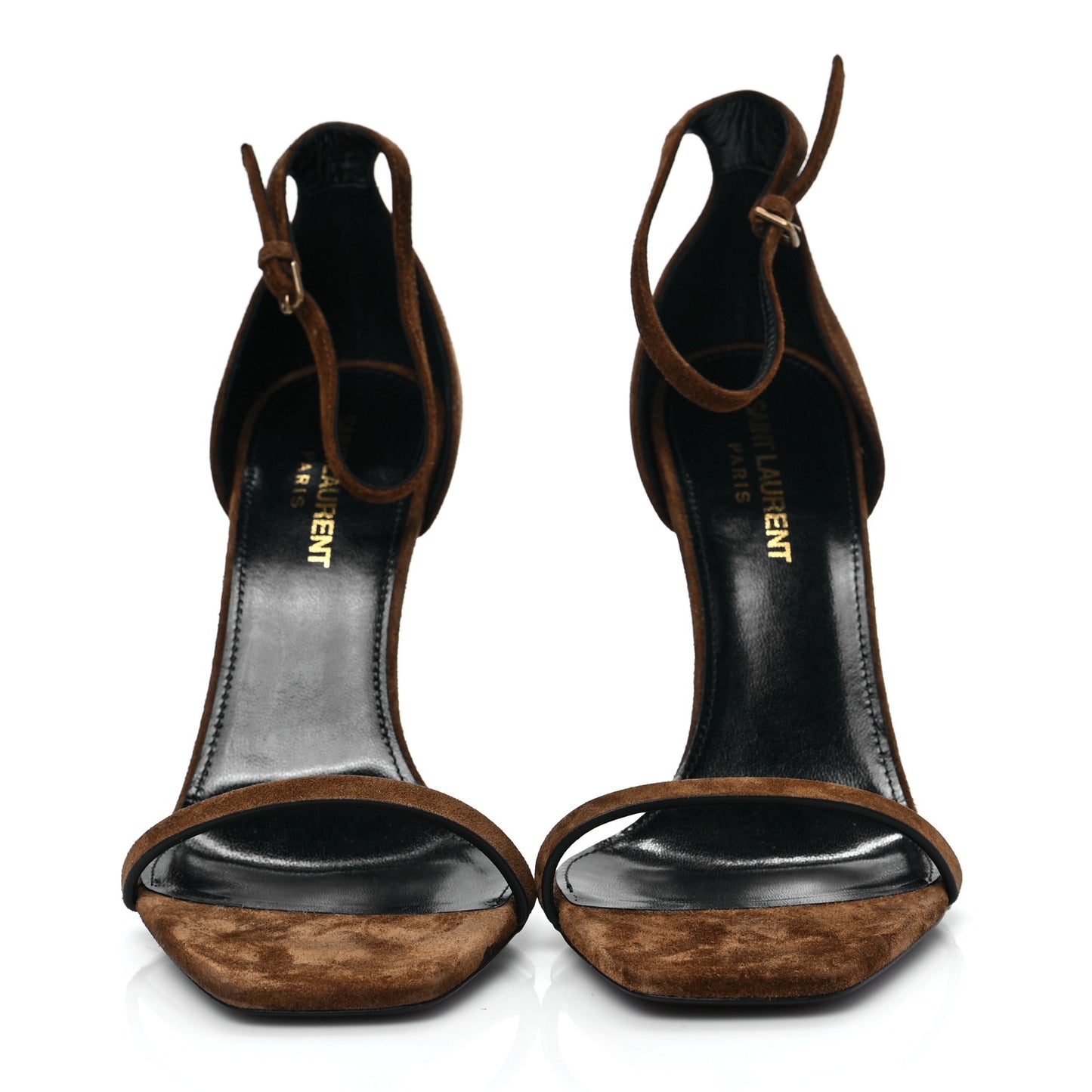Suede Calfskin Opyum 110 Sandals 37.5 Cachemere Gold
