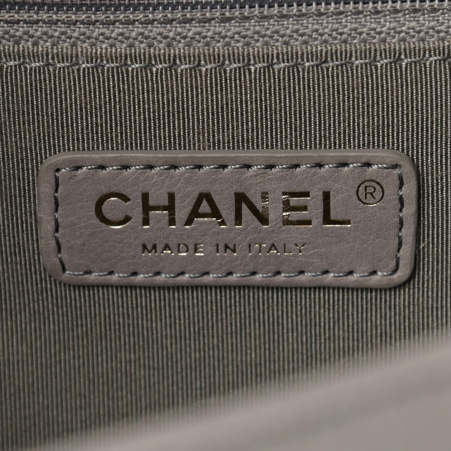 Chanel Caviar Quilted New Medium Boy Flap Grey 6 of 11